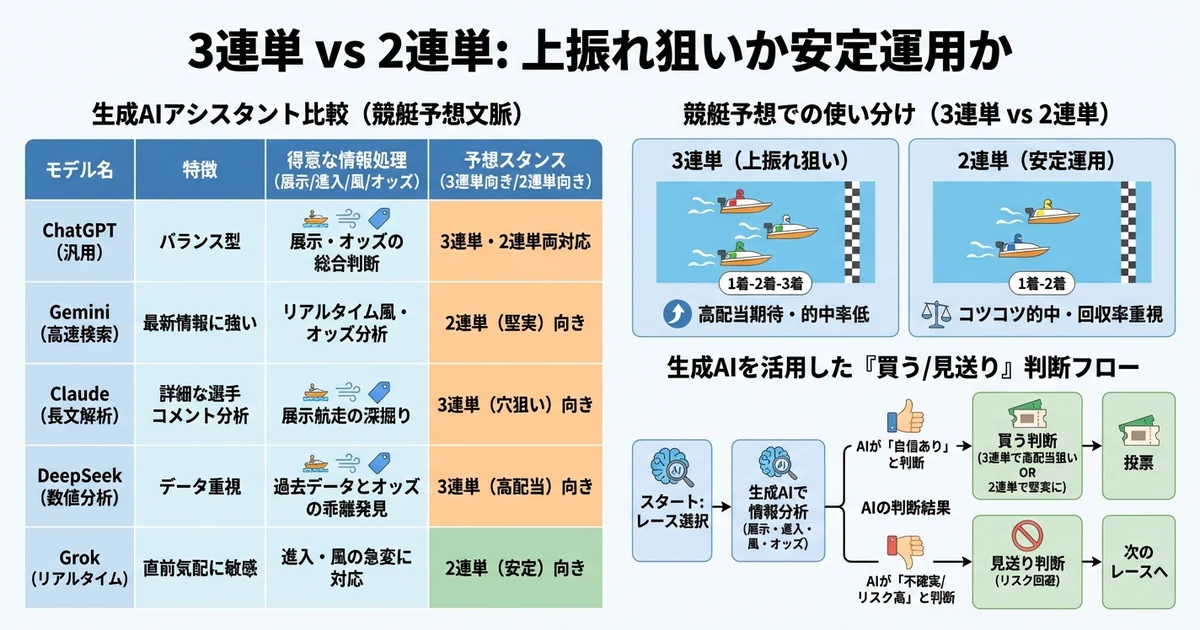 3連単 vs 2連単